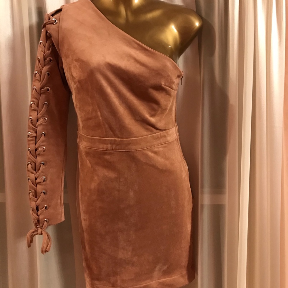Gorgeous suede mini dress